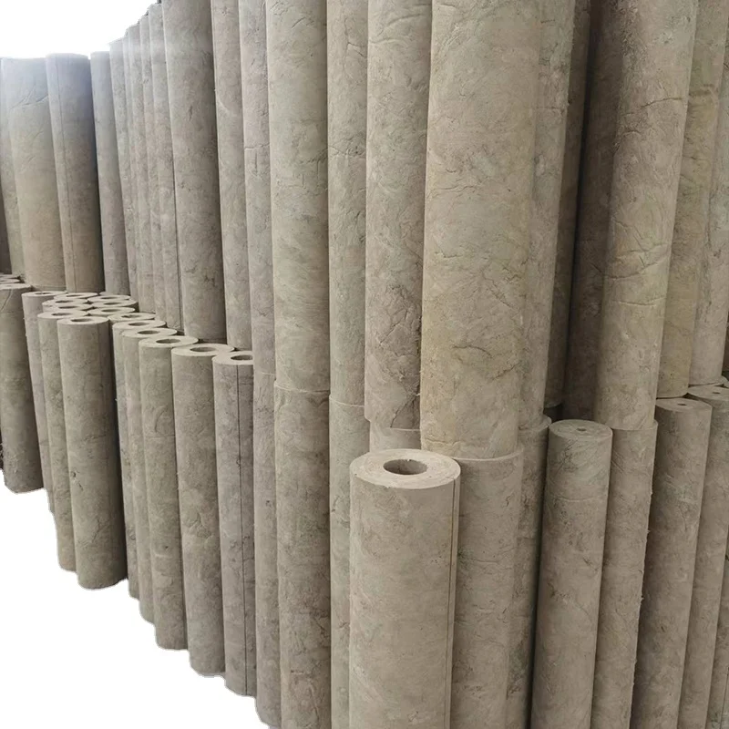 Super thermal insulation materials stone wool rock wool pipe