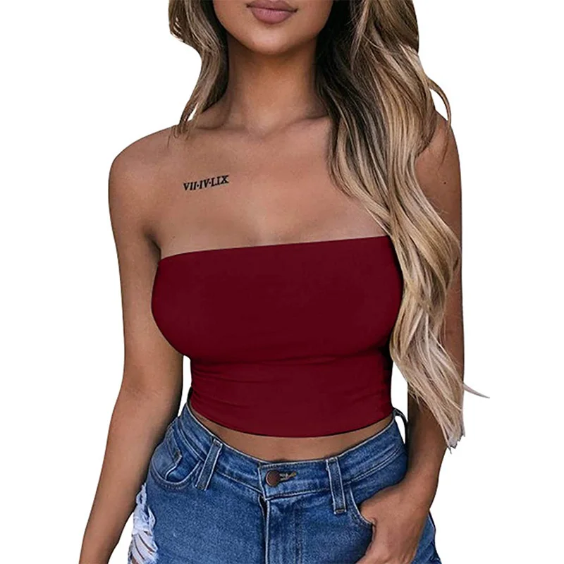  2021 New Custom Stretch Wireless Seamless Sport Yoga Bra Fitness Tank Women Plain Crop
