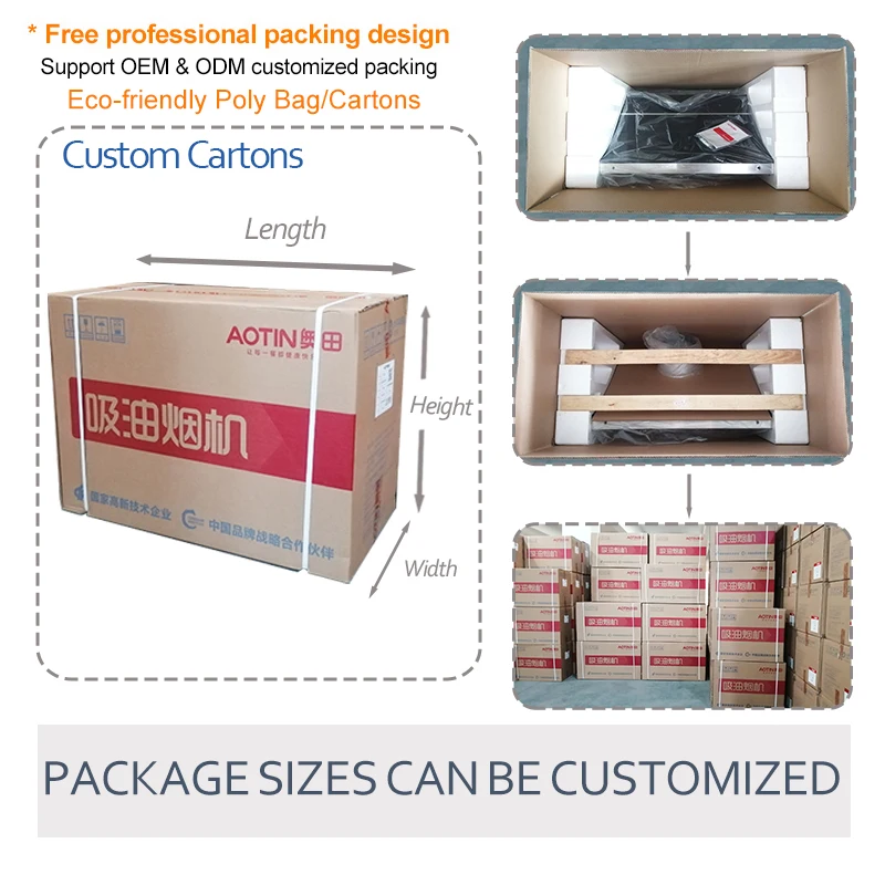 Hot Selling Exquisite Workmanship Kitchen Appliances Suitable Kitchen Extractor Hood Under Cabinet Stainless Steel Range Hood