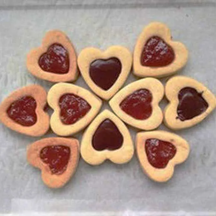 Mini Cookie Cutter Shapes Set -6 Small Molds to Cut Out Pastry Dough, Pie Crust & Fruit - Tiny Stainless Steel Metal