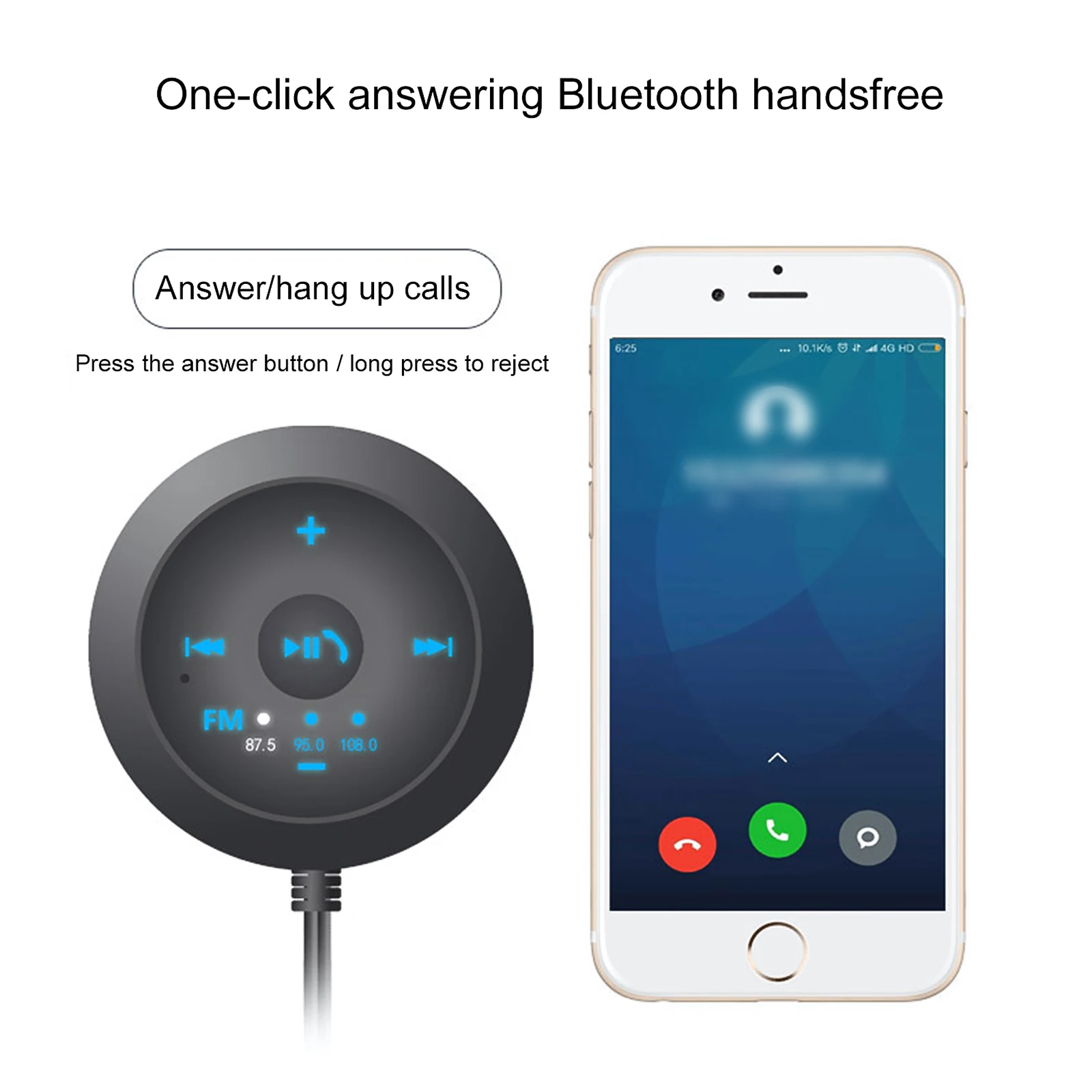 
Car 3.5mm blue tooth receiver Mini wireless blue tooth adapter 4.2 USB blue tooth adapter, suitable for car/speaker/power amplif 