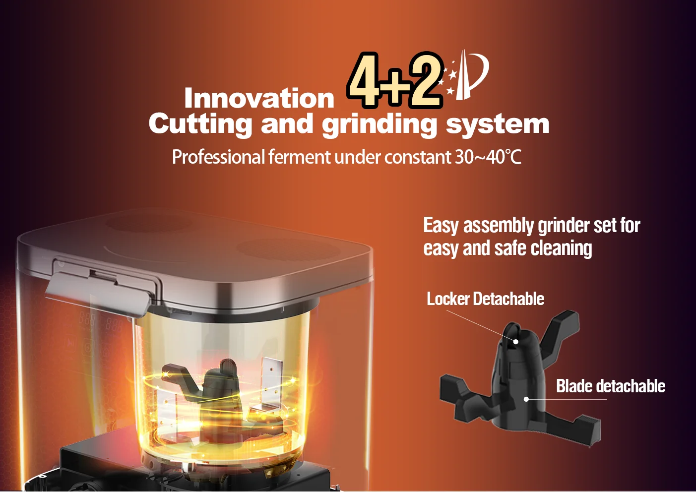 Home food waste transfer machines to fertilizer food waste recycling machine oem kitchen waste disposer