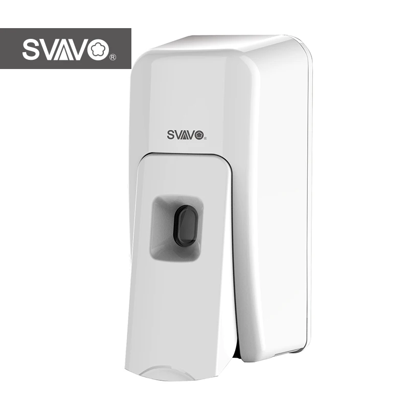 Гостиничный дозатор жидкого мыла для рук VX687 белый SVAVO 1000pcs CN;GUA 500ml L218XW100XH128MM