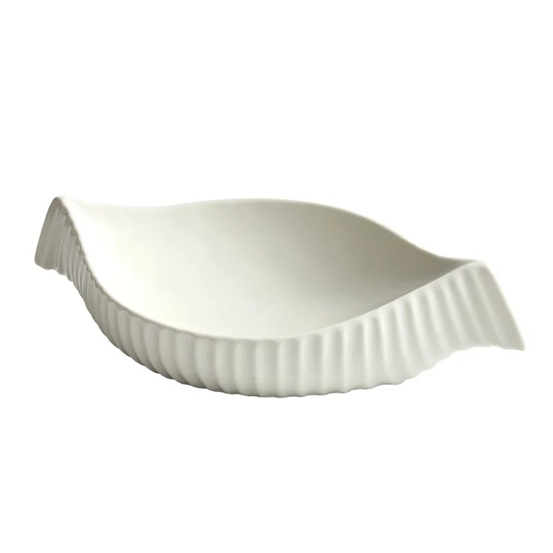 Creative Porcelain Stone Plate Dishes Catering Plato Dinnerware Vajilla Catered Events Restaurant Ceramic Plate appetizers