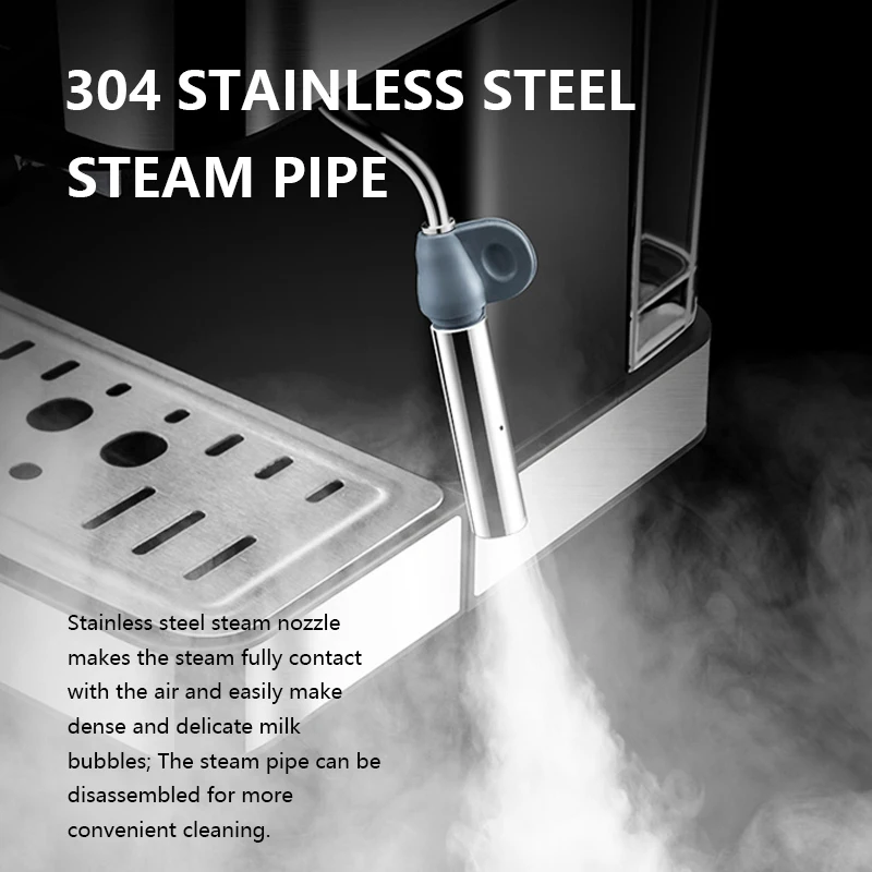 Aluminum alloy boiler filter holer 15/20 bar Household cafe machine espresso coffee maker machine