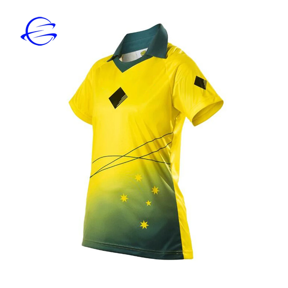 Digital Printing Custom New Design Cricket Jersey Team Uniforms Sets