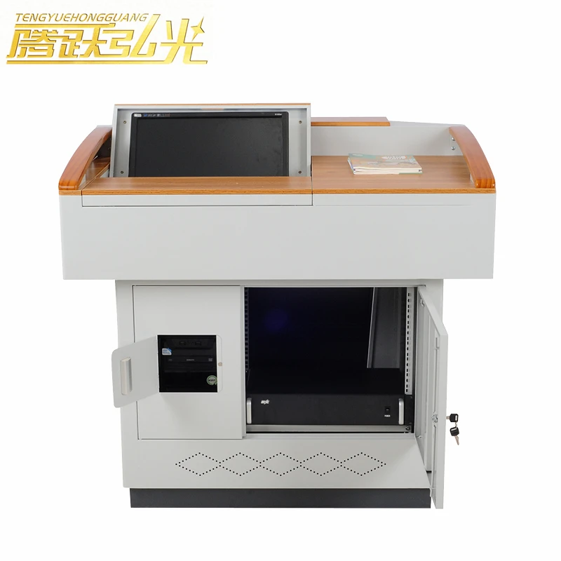 School office furniture conference room Multimedia reversible podium for multimedia classroom
