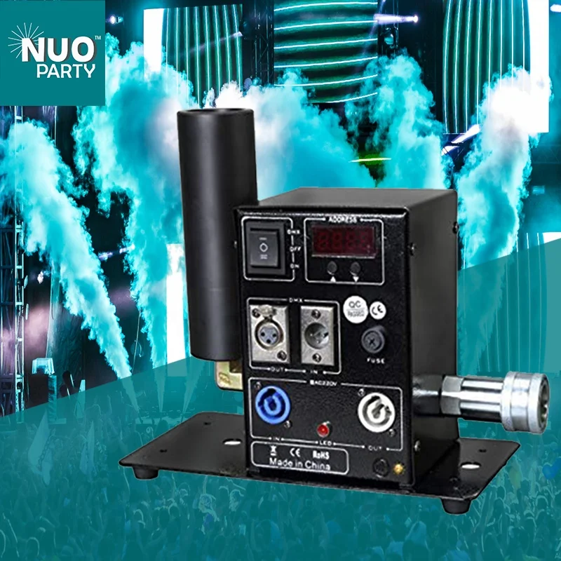 Stage CO2 Cannon Fog DMX Control Single Pipe CO2 Jet Machine for Halloween Stage Concert Live Party