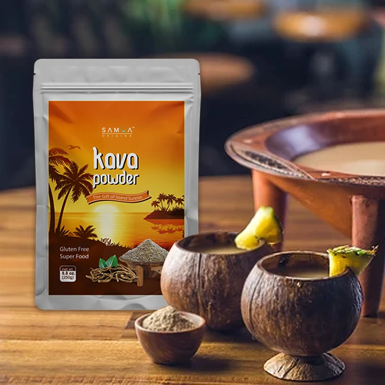 relax stress KAVA root Extract Powder drink Samoan ava talo rare and high grade kava tea better than fiji