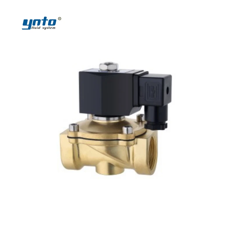 YNTO 15mm-100mm stainless steel Flange Direct lifting diaphragm 2/2 way normally closed type solenoid valve for air water gas