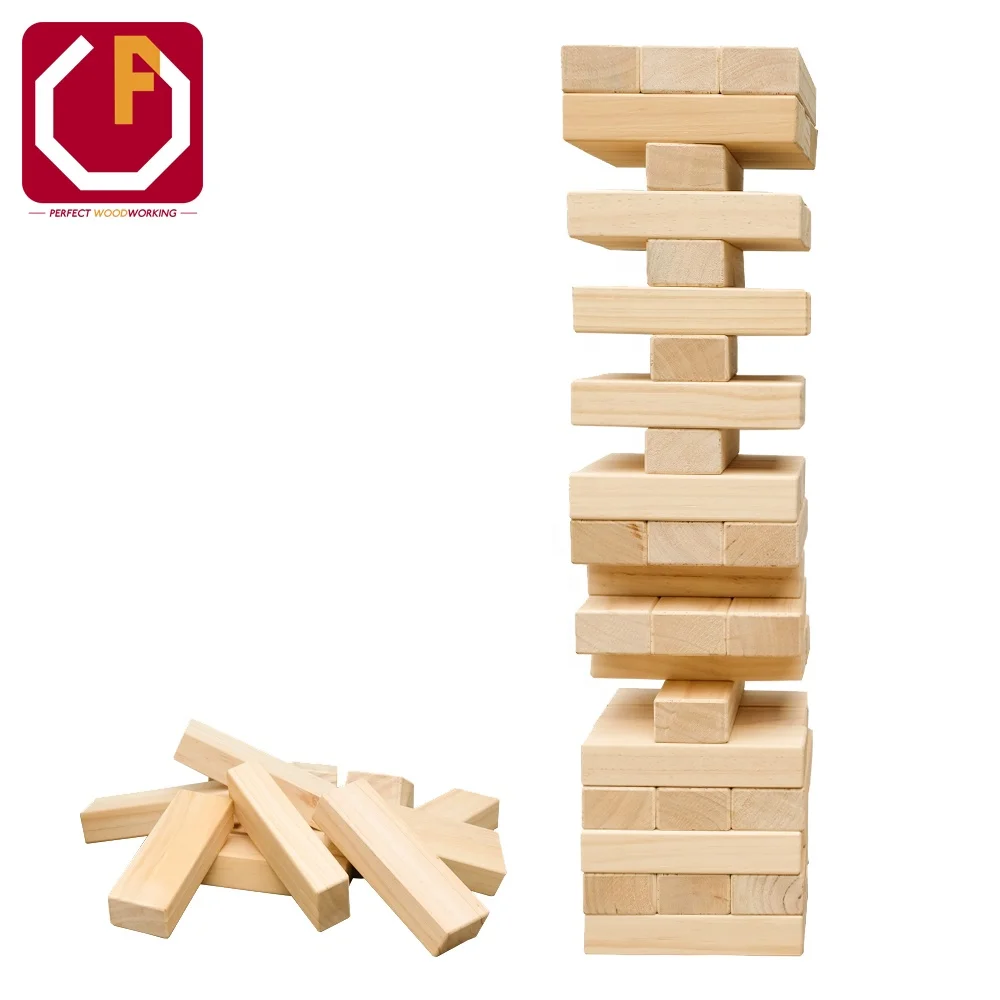 Уличный игровой набор 60 шт. 7 5*2 5*1 5 дюймов tumbling tower