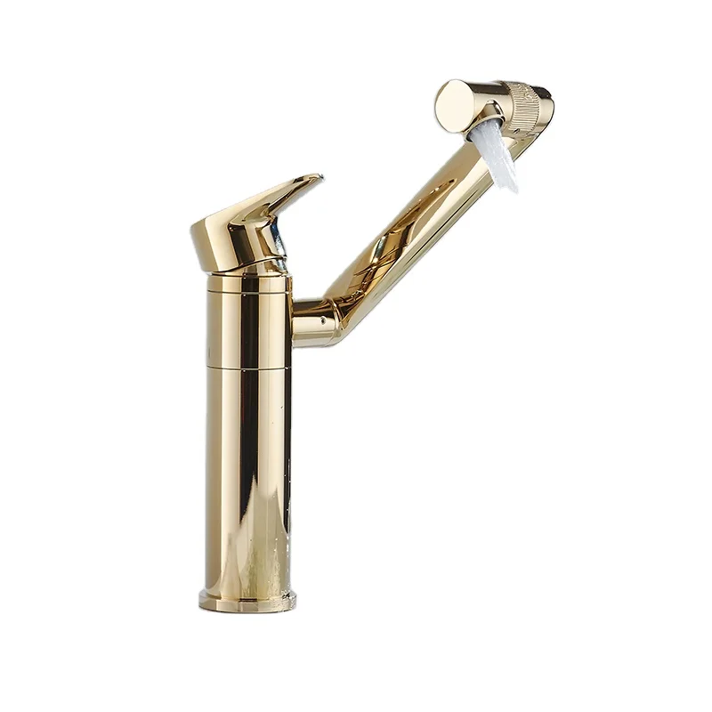 Modern basin faucet single handle sanitary ware  rose gold bathroom faucet