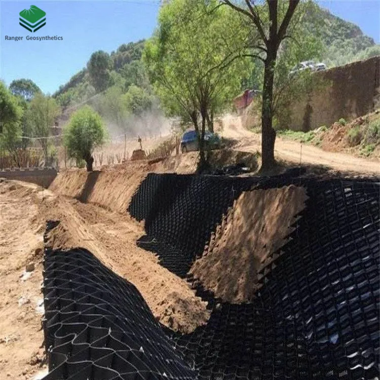 150mmdriveway smooth and textured hdpe geocell price