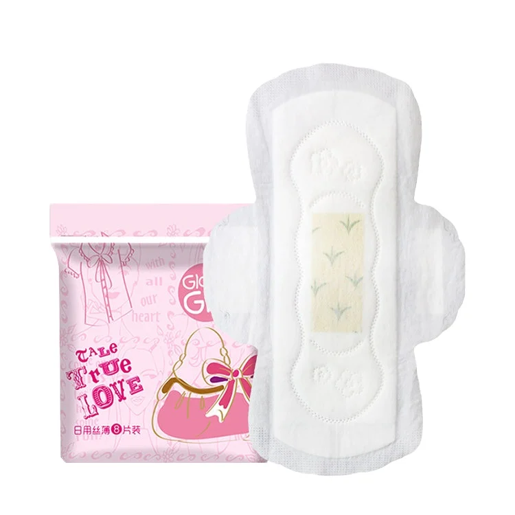 Оптовая продажа, конкурентоспособная цена, менструальные прокладки из полифенолов натурального чая, одноразовые гигиенические прокладки, частная торговая марка