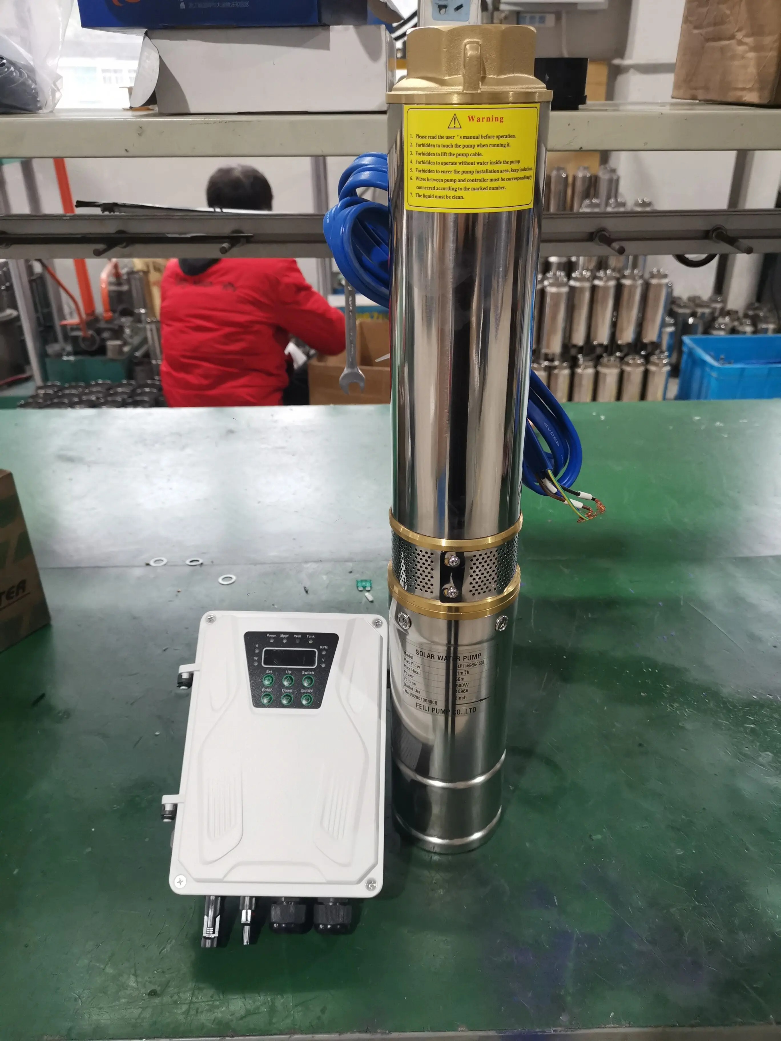  24V 270W Мощный погружные водяные насосы с солнечной батареей головы 100 м безщеточный Водяной насос на батарее и