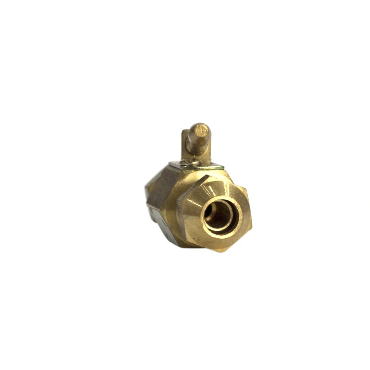Customized male female NPT thread 3/8 inch Brass flare ball valve for Auto Brake System