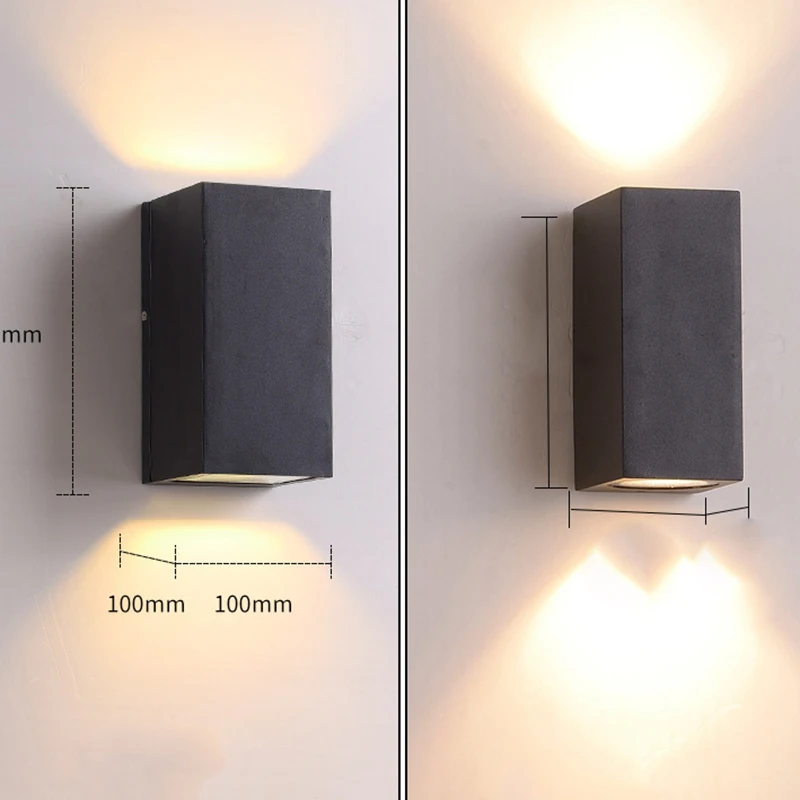 Wholesale Cheap Wall Lamp Outdoor Up And Down Motion Sensor Waterproof Wall Lamp