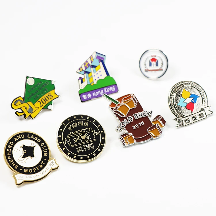 Custom fashion hard enamel lapel pins of cute design enamel pin