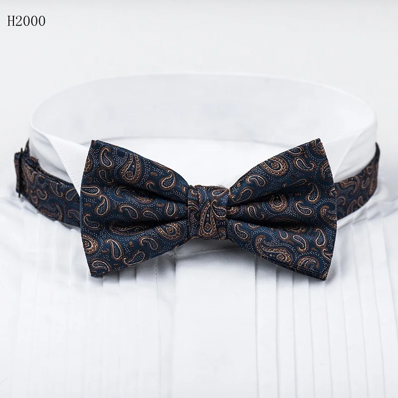 Горячая Распродажа 100% Шелковый Пейсли дизайн ручной работы шелковые галстуки-бабочки для