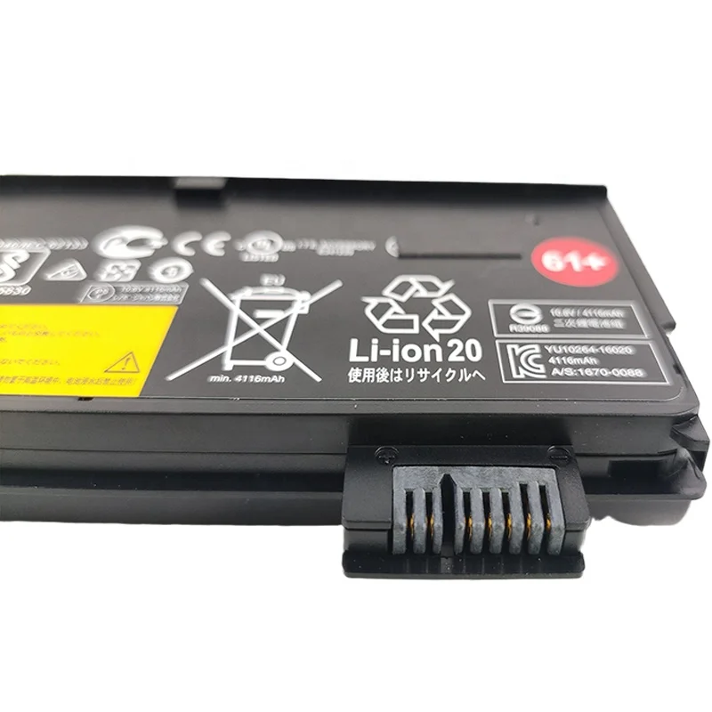 Laptop battery wholesaler icr18650 4400mAh 10.8V 48WH 6cell T480 T570 T580 P51s 01AV425 for Lenovo Laptop Battery T470 61+