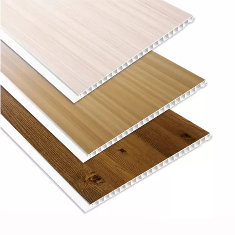 New Types 3D Pvc Wall Panel 25cm Width Three Wave Pvc Panel Factory Directly Price Pvc Ceiling Wall Panel