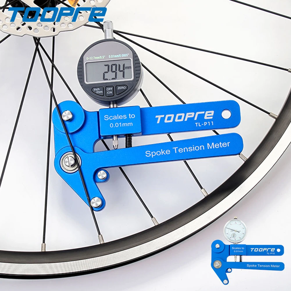 TOOPRE Bicycle Electronic Tension Meter Mountain Road Bike Wheel Spokes Checker High Precision Indicator Cycling Repair tools
