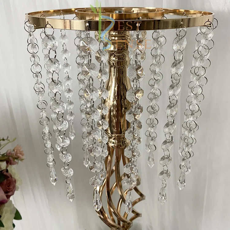 52cm Crystal wedding centerpiece and flower display stand