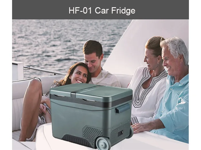 35L Dual Zone  Ac 12v Freezers Box 12 Volt Fridges Mini Rv Boat Car Compressor Fridge Portable Refrigerator For Camping Outdoor