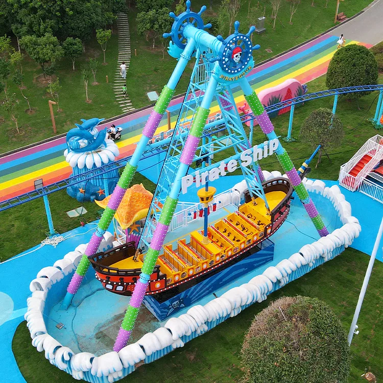 Popular Carnival crazy pirate ship Attractive Viking Boat Pirate Ship Rides For Sale