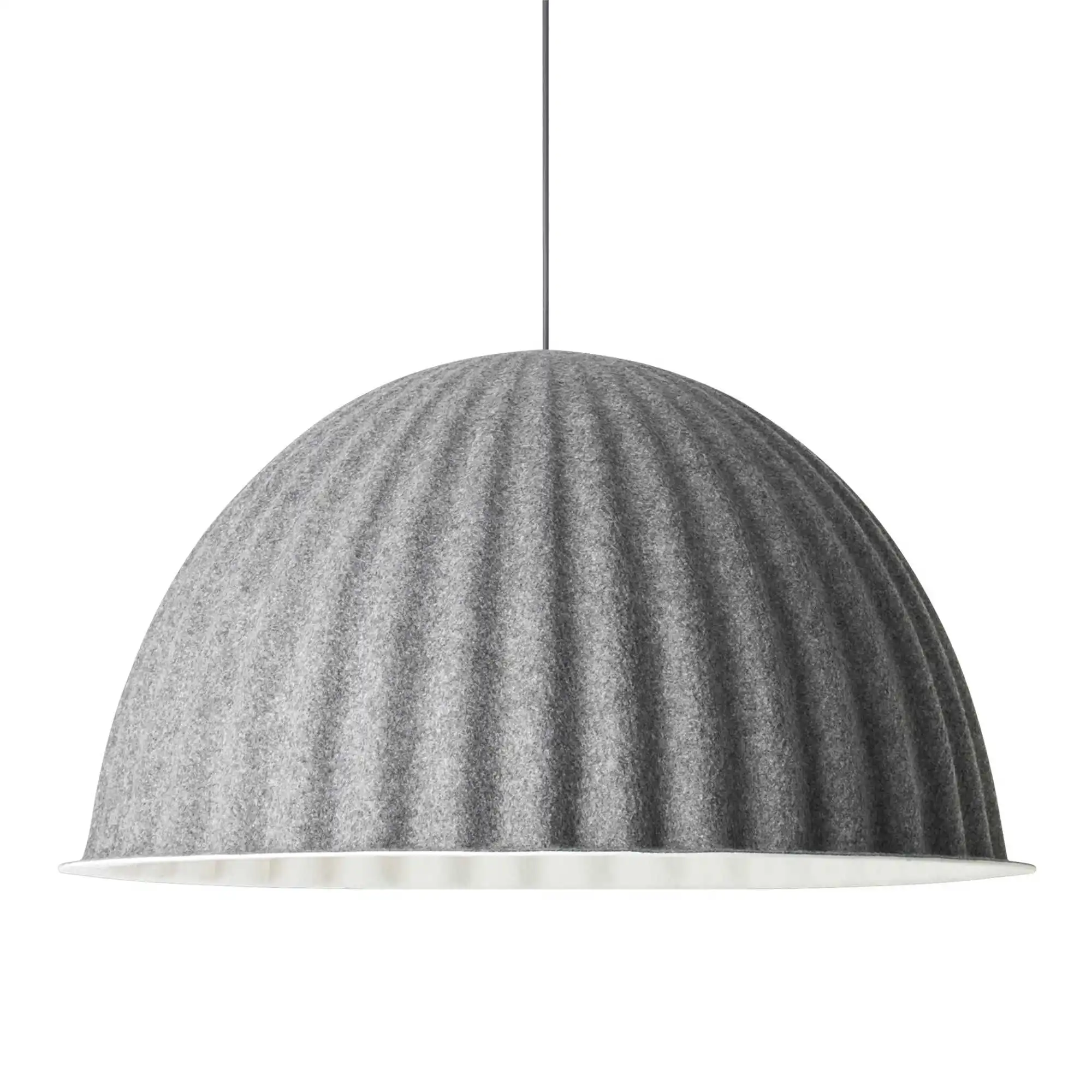 AC01048 acoustic felt pumpkin style circle hanging lamp indoor sound absorption pendant light