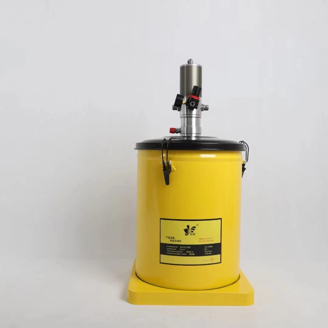 Air Pneumatic Grease Gun Pump With Gas-Pressure Meter Swivel Oiling Gun Head for Mechanization Oil Injection