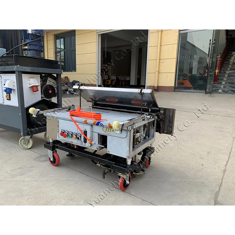 Construction site building interior and exterior wall plastering machine Concrete fully automatic plastering machine