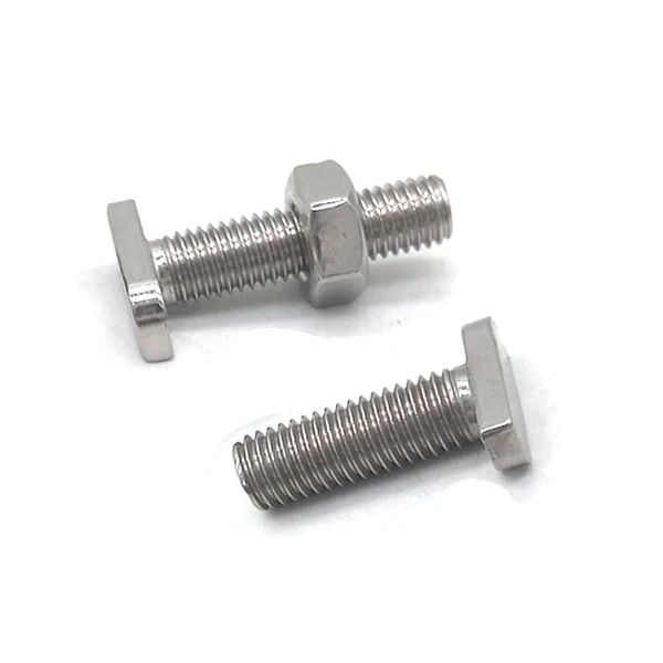 In Stock JIS 1166 Stainless Steel T Bolt SS304 SS316 T head Bolt For Solar Mounting System