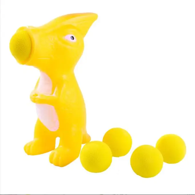 Amazon Novelty Animal Shoot Foam Balls kid capsule toys squeeze popper toy shooter toys rubber and EVA foam popper ball