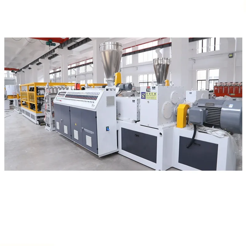 Plastic Roof forming machine PVC Tile board sheet production line for small business ideas