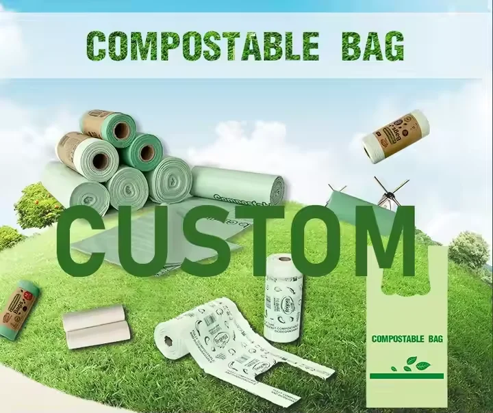 Изготовленный на заказ логотип персонализированный HDPE LDPE товар перерабатываемый штампованный пластиковый пакет для покупок с ручкой