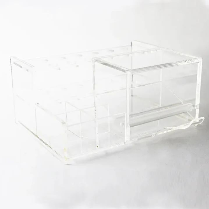 Multi-function Transparent Perspex Acrylic Medical Syringe Dental Acrylic Resin Syringe Micro Applicator Holder