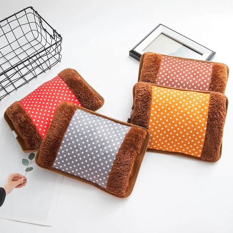 Customizable cute design rechargeable electric water bag warm in winter