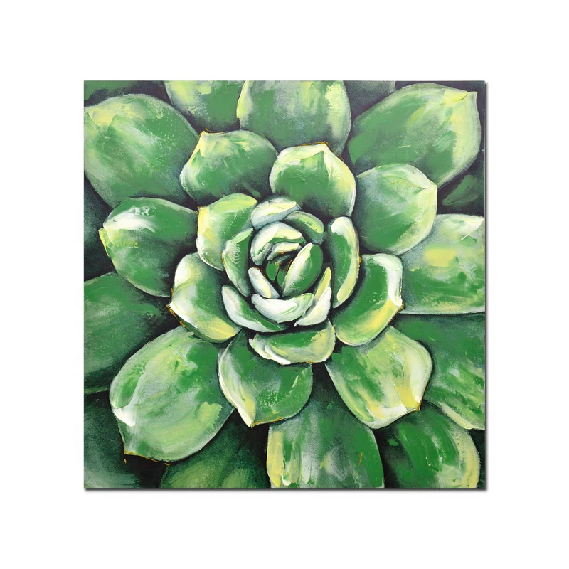 
Print picture cactus handmade canvas modern style for bathroom wall art 