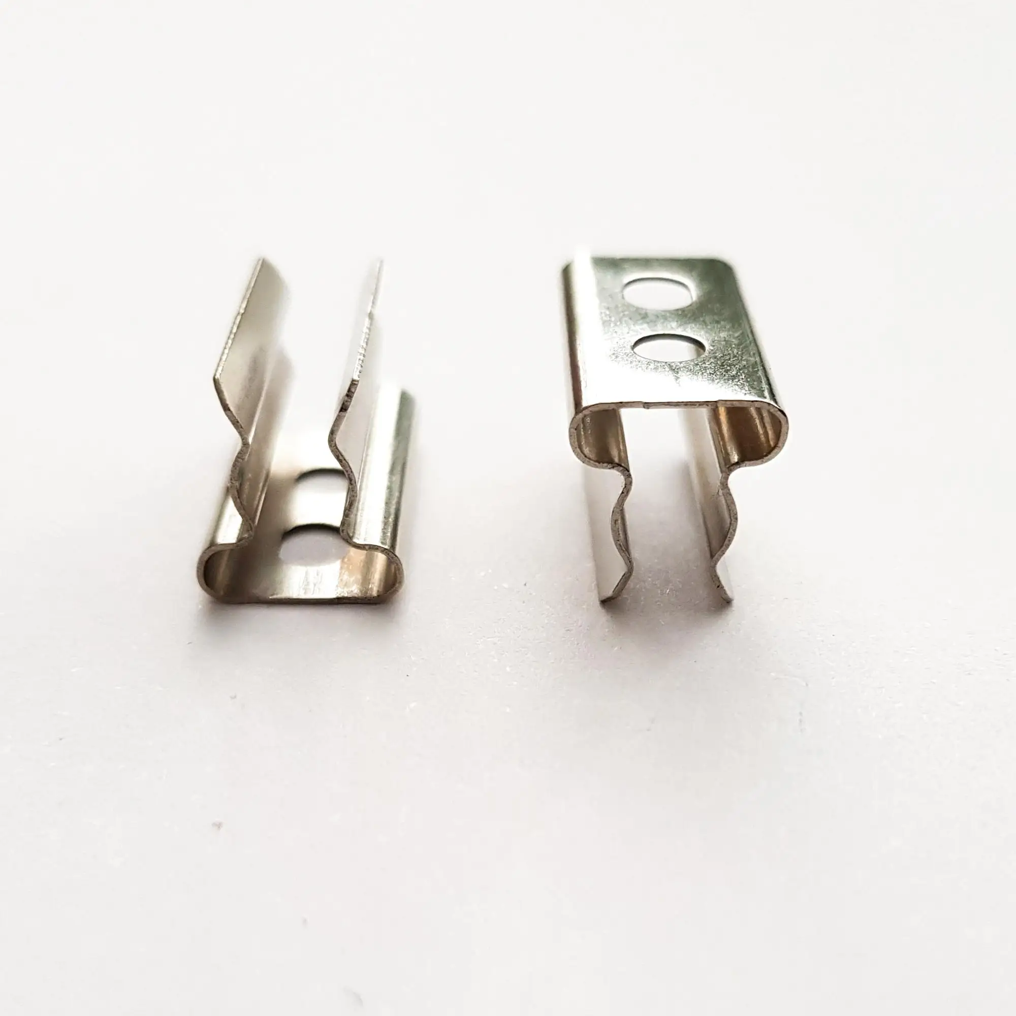 QiangSheng metal stamping U-shaped heavy duty stainless steel spring retaining clips large metal spring clip