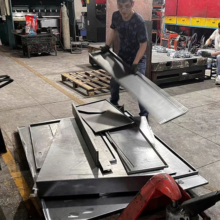 Black Powder Coated Electropolishing Stainless Steel 304 Q235 Deep Drawn Car Parts Accessories Custom Metal Stamping