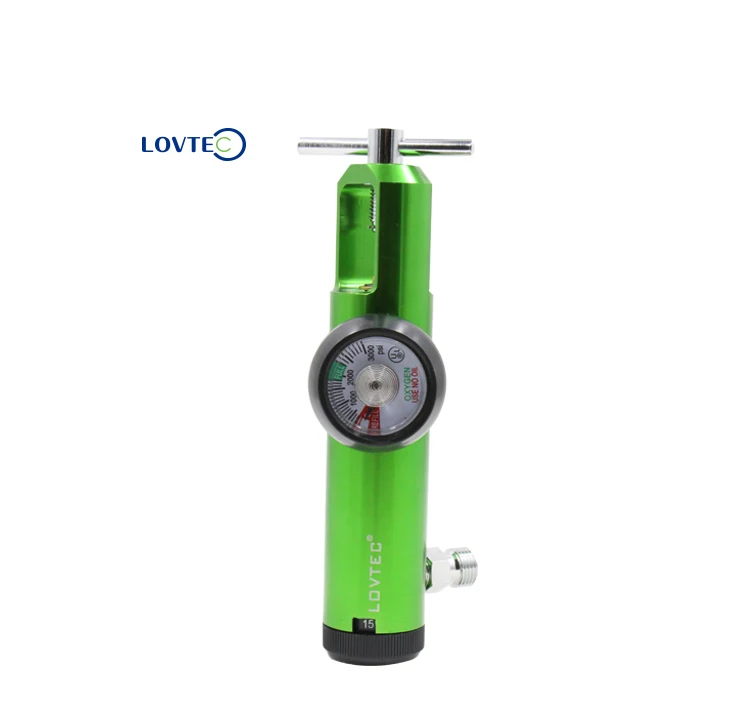American Standard Lovtec Cylinder regulator for medical use oxygen regulator with CGA540 input connector