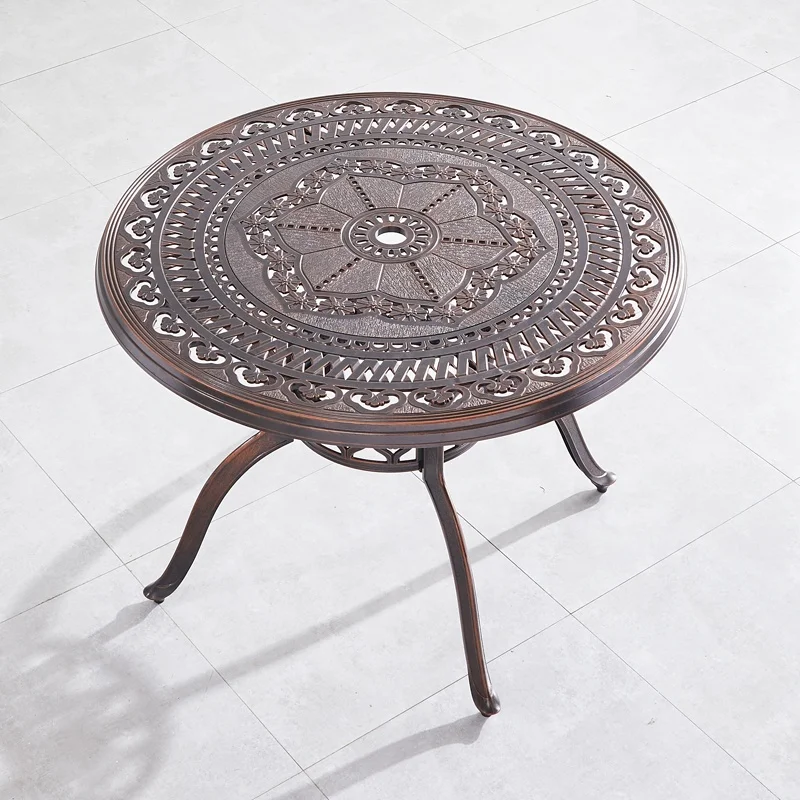 Luxury Modern Casting Aluminum Outdoor Garden Table  In Cheap Price