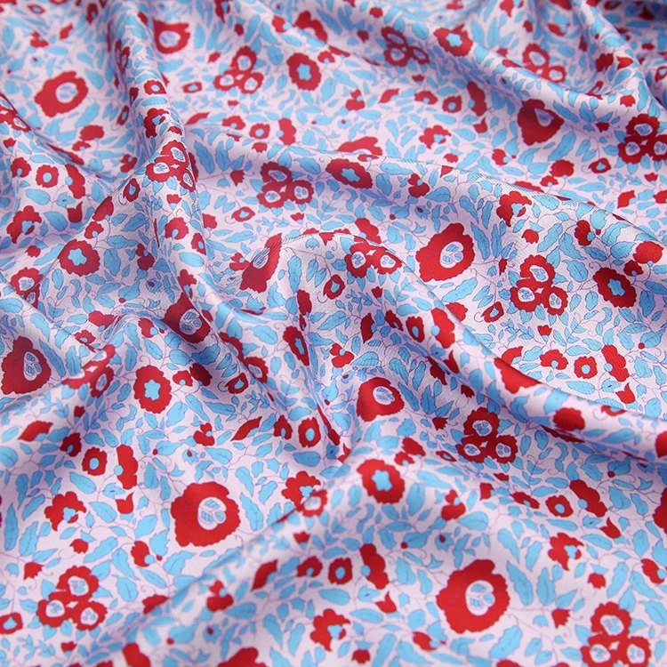 Fashionable Printed Sik Fabric by the Yard For Twill Dress with Low Minimum by Xinhe Textiles