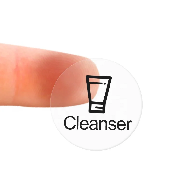 Niimbot D11 transparent 15mm sticker label half inch adhesive paper labels 12mm custom sticker label