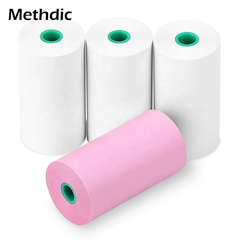 Methdic Thermal Paper Roll Printable Sticker for Mini Printer Accessories