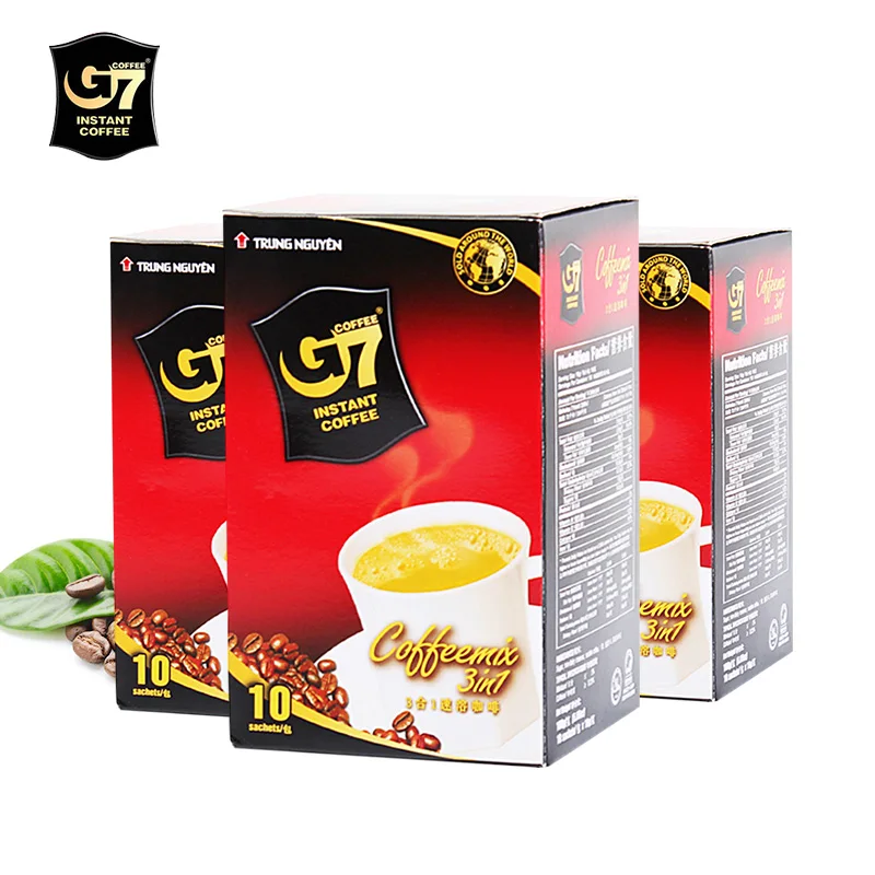 Wholesale G7 Coffee 3 in 1 Instant Coffee 160g