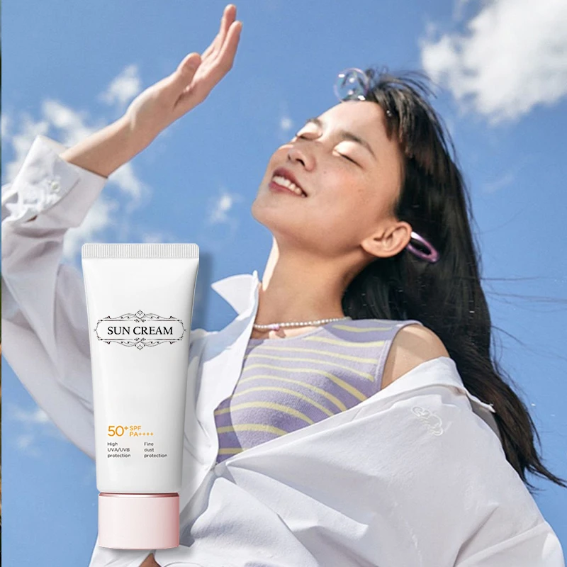 Солнцезащитный крем spf 50 органический Ультрафиолетовый Крем восстанавливающий консилер для лица тонированный солнцезащитный с оксидом цинка