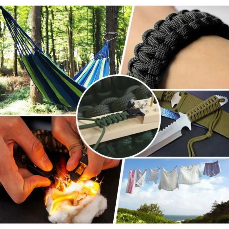 Baiyuheng Free Design 550 Paracord Survival Customizable Bracelet Kit