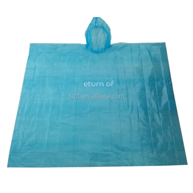 Customized full printing emergency keychain raincoat with hood